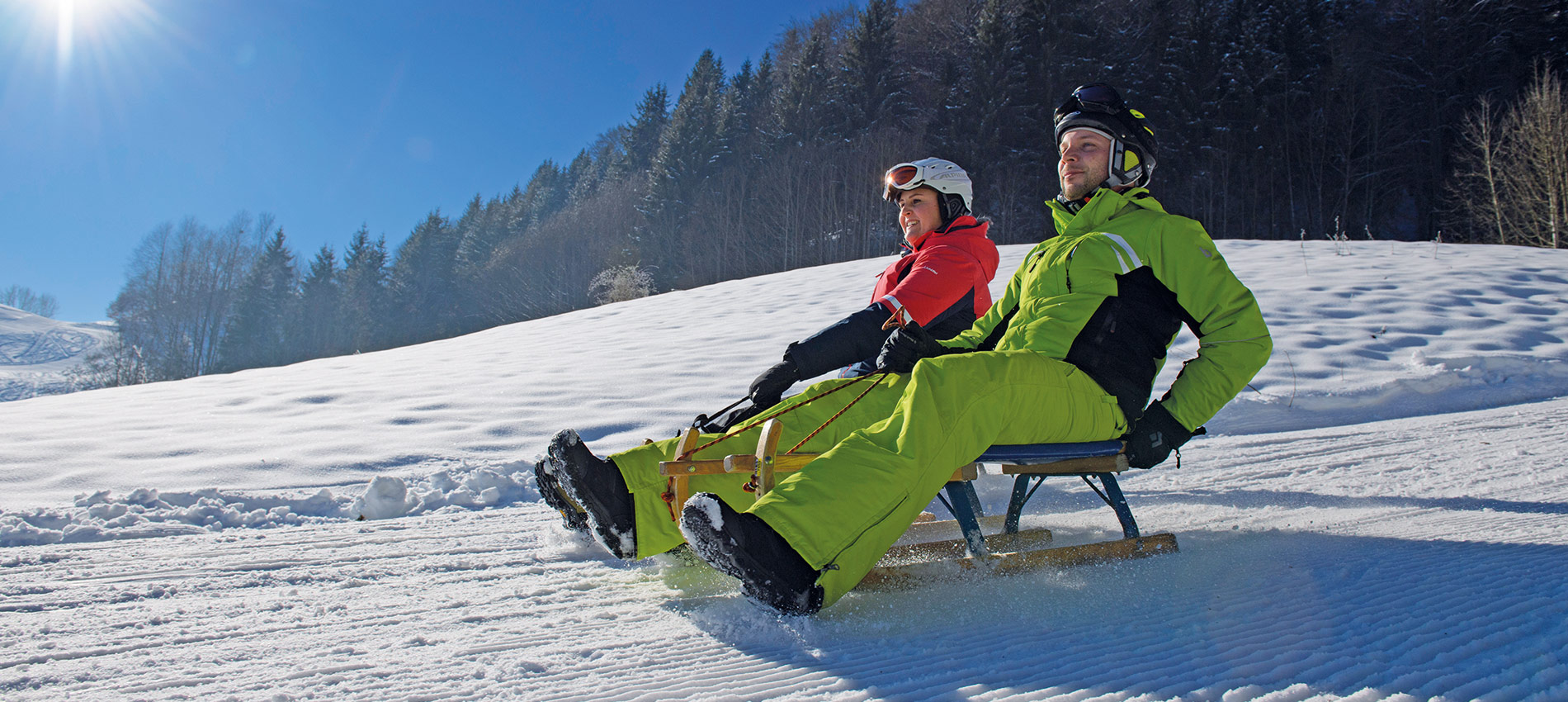 Rodeln - Schlittenfahren